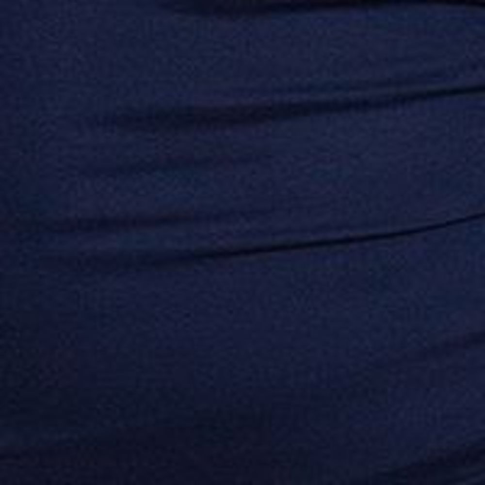 BETSY & ADAM Womens Navy Flutter Sleeve Full-Length Evening Gown Dress Plus 16W - Picture 4 of 4
